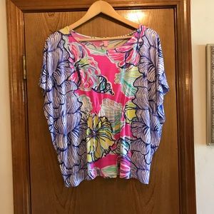 LILLY PULITZER Kaliko Caftan Swept by the Tides